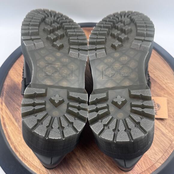 DOC DR MARTENS ADRIAN QUAD Black Leather Platform Tassel Loafer Men 11/Ladies 12 - Picture 6 of 8